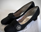 SALE Vintage 1960's Mad Men Heels // Audrey Hepburn Look  // 10 B