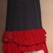showdiva designs Tattered Tshirt Maxi Dress Asymmetrical Ruffles Galore Hippie Bohemian Chic