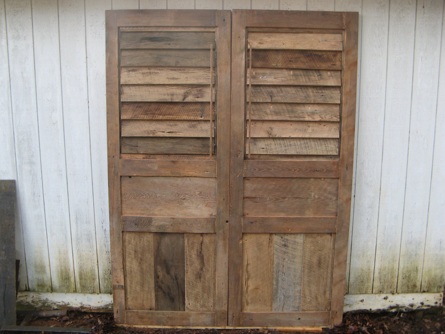 Shutter Doors made from reclaimed woods