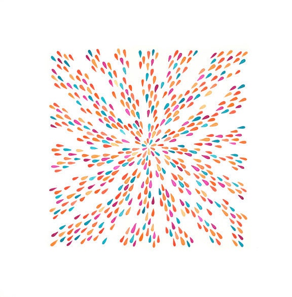 Raindrops Illustration No. 3
