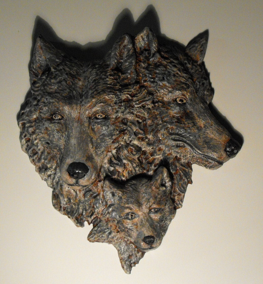 Wolf Carving