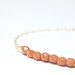 Beaded Bar Bracelet - Brown