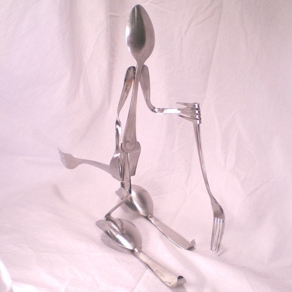 Cross Country Skier Spoon