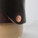 Leather Cozy: Fits GTs Kombucha Bottles as a tight sleeve