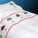 Applique bedding set for kids-Vintage hats-duvet cover w/ pillow case