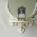Vintage Mirror Wood Shelf Carved