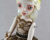 Art Doll Kay made with polymer clay by hand