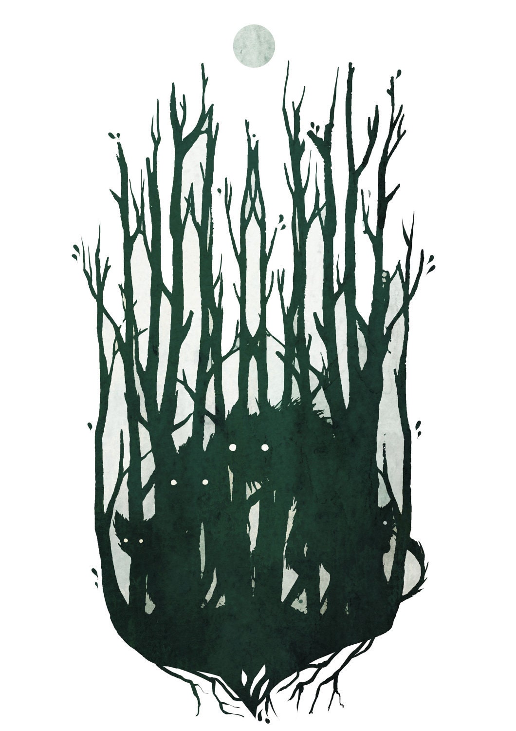 Trolls - A3 art print