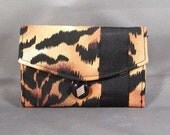 Gift Card Holder - Business Card Holder - Mini Wallet - Card Case - Organizer - Animal Safari Print - TIGER