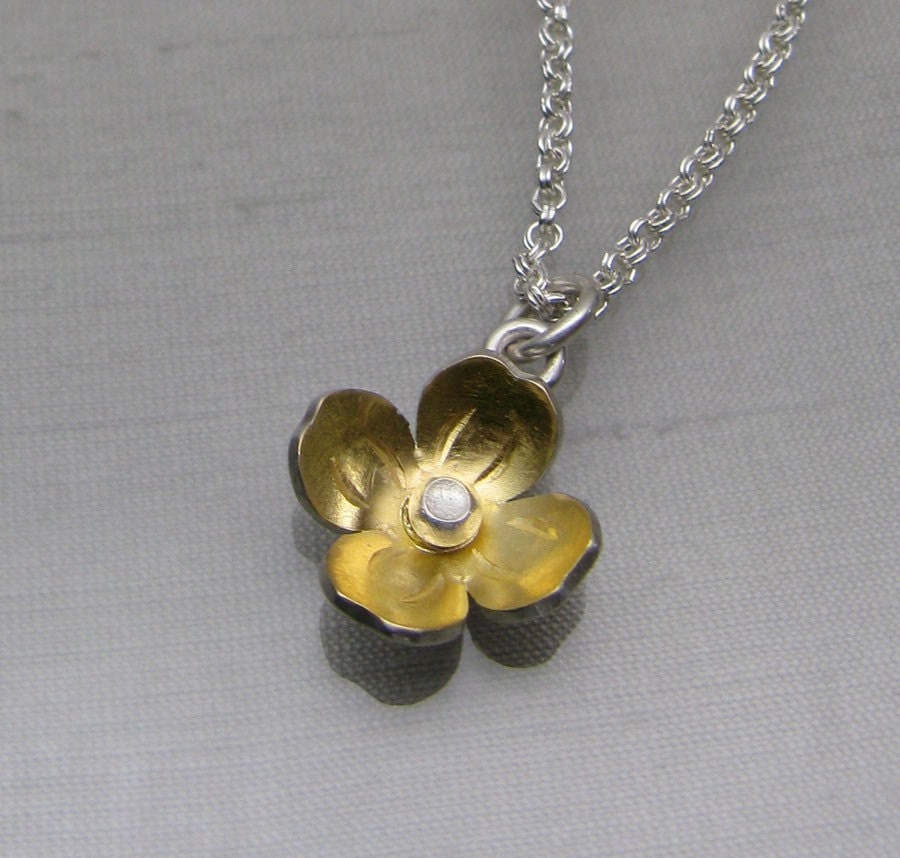 Golden Dogwood Pendant
