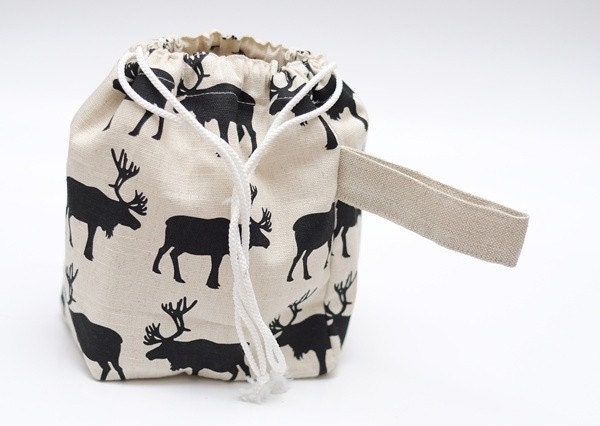 Knitting Project MINI Bag. Nomadic Elk. Special KnitterBag design.