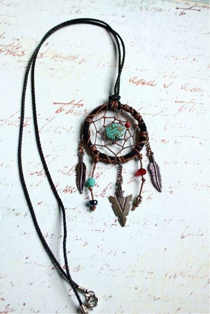 Twilight Inspired Dream Catcher Necklace