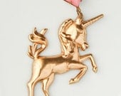 Vintage Baby Unicorn Necklace