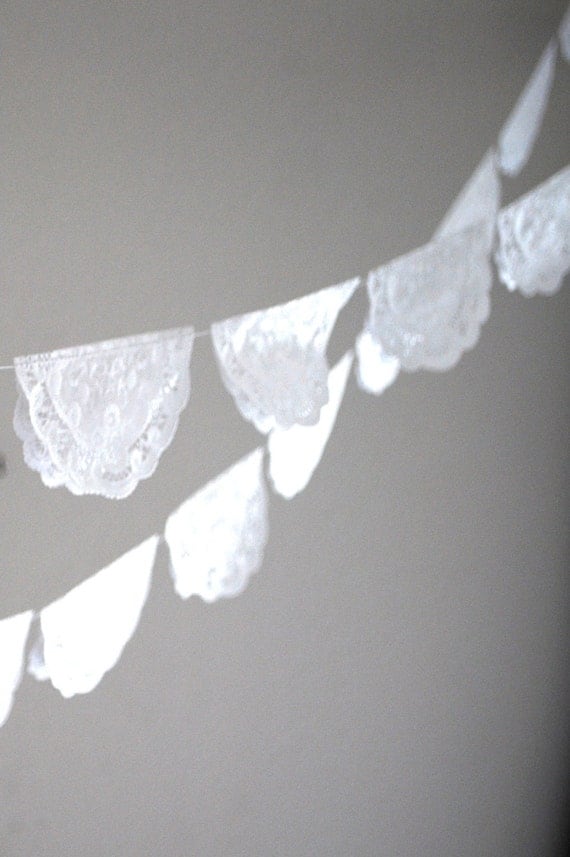 Paper Lace Garland - 10 feet long