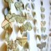 Vintage Map Hearts Garland - 10-feet long