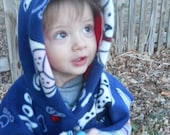 Boys Fleece Poncho for Spring and Fall