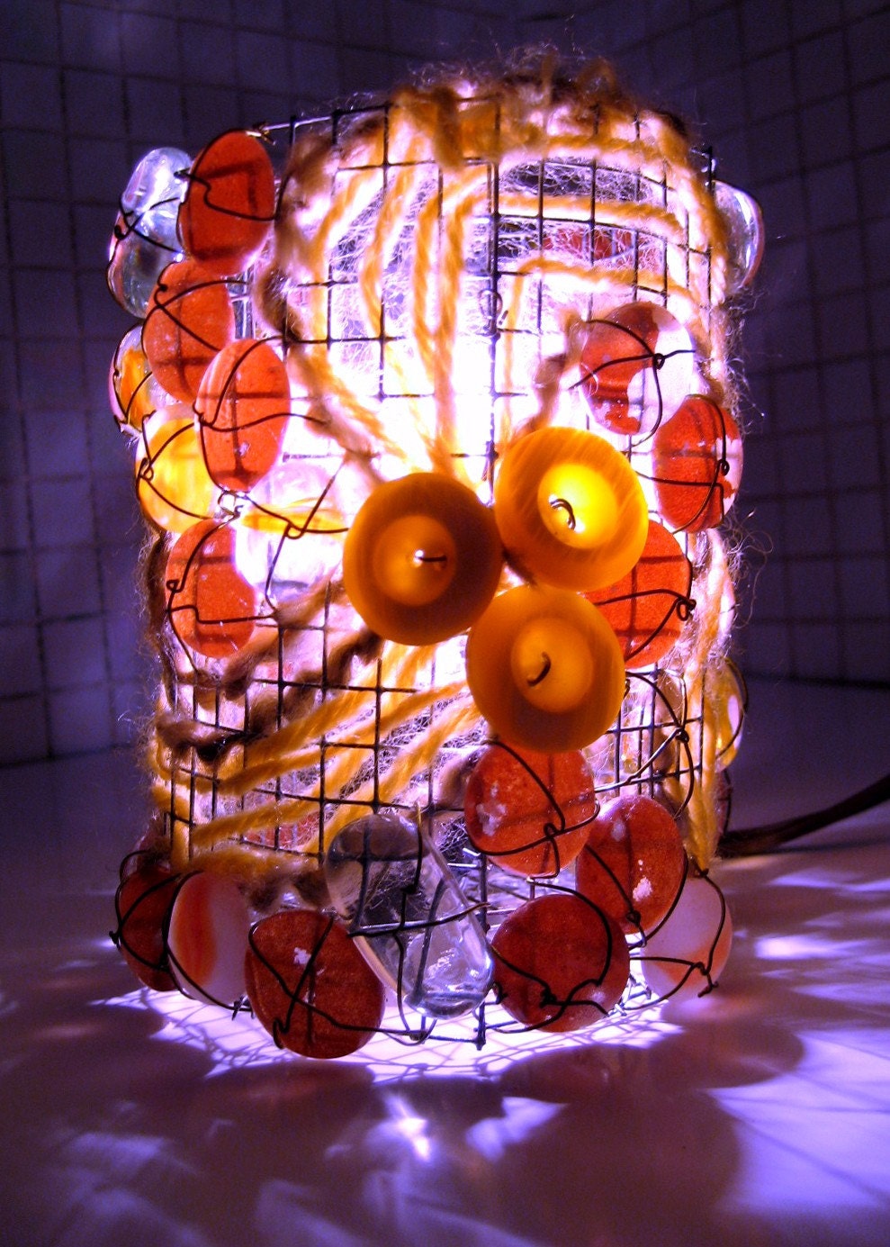 I Retro You Too Glass Bead Light