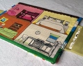 On-the-go Dollhouse with Pillow People Family