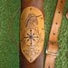 Archery Leather Set "Celtic Unicorn Head"