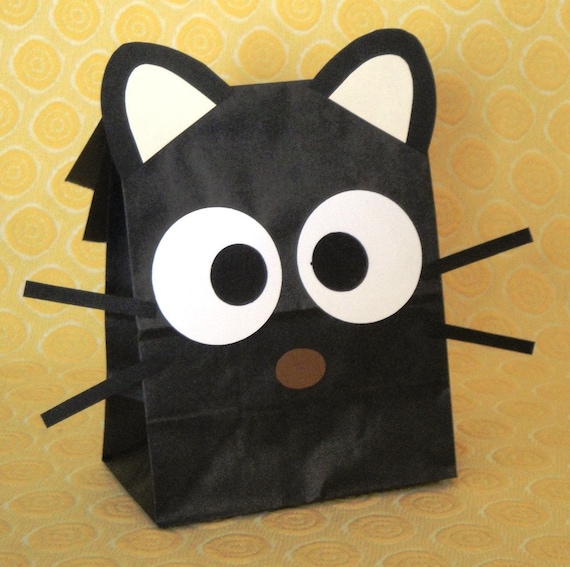 Chococat Treat Sacks Theme Birthday Party Goody Bags by jettabees on Etsy