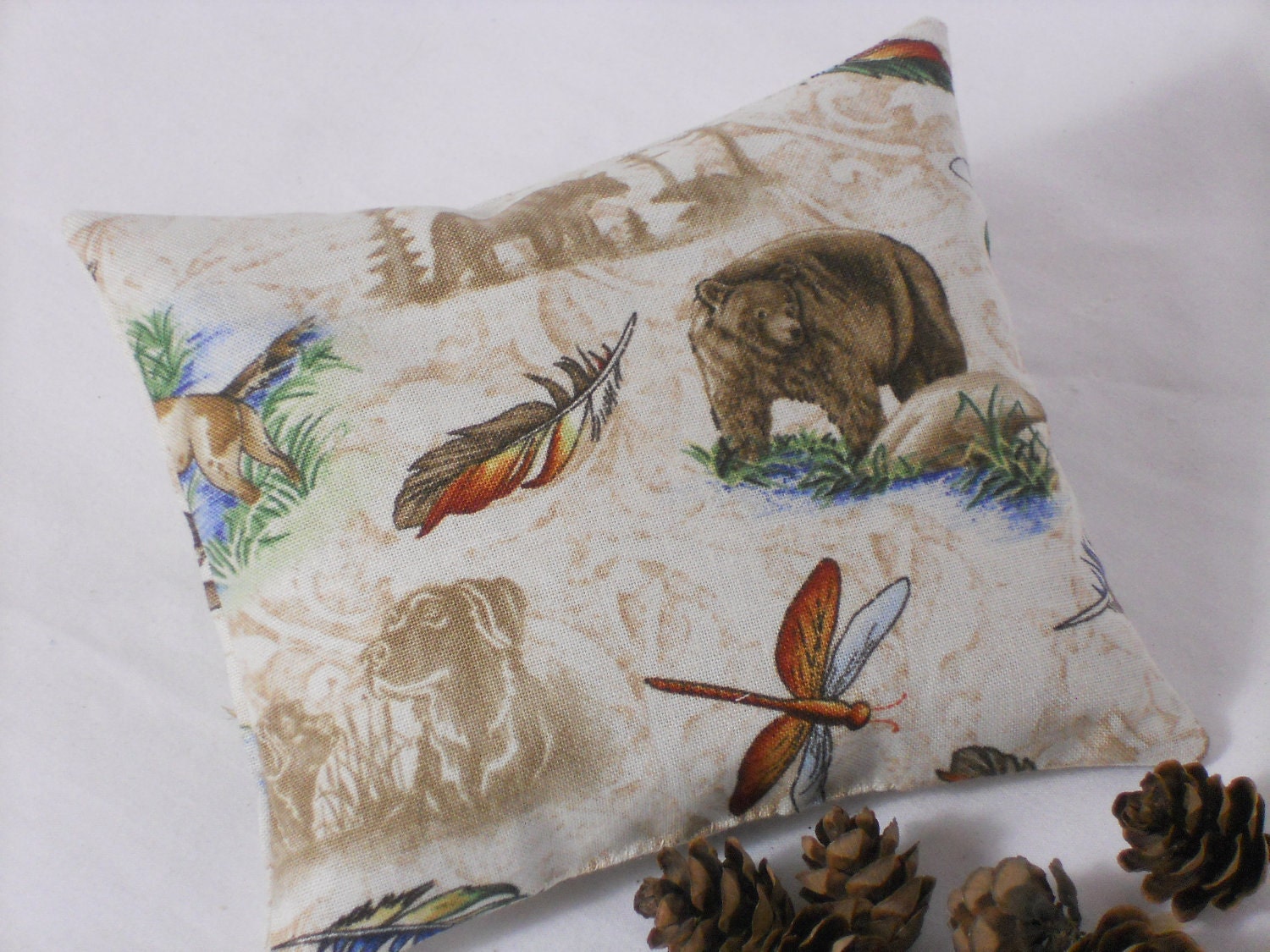 Maine Balsam Pillow Loons, Moose, Bears and more
