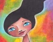 Windy day - ORIGINAL painting by Natasha May