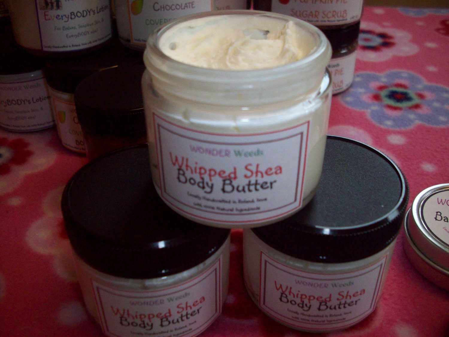 Raw, UnRefined, Certified Organic, Whipped Shea Butter, 100% Natural