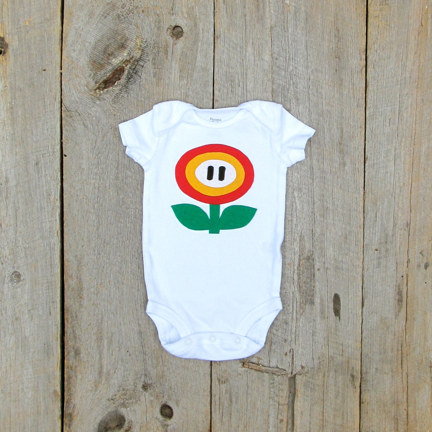 Nintendo Fire Flower Onesie / Baby Clothes
