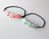 Grecian headband - Modern sage green leaf hair accessory