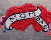 Handmade Cushion - Love Mum and Dad Forever Tattoo