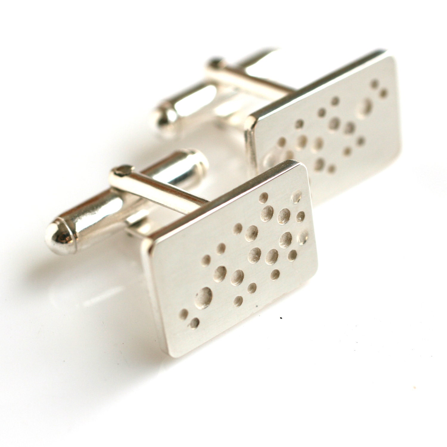 Dopamine Silver Cufflinks