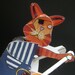 Contraband Cat card cut out automata kit.