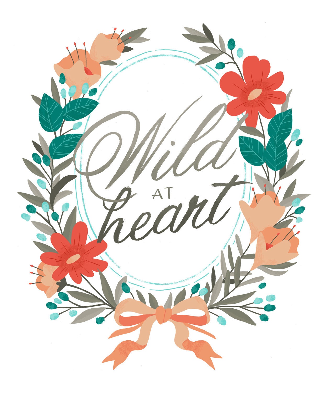 Wild at Heart Print - smalltalkstudio