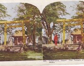 Japan Stereoview Card from Late 1800s-065