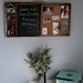 SALE - Antique Printers Drawer Message Bulletin Chalk Board