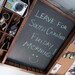 SALE - Antique Printers Drawer Message Bulletin Chalk Board