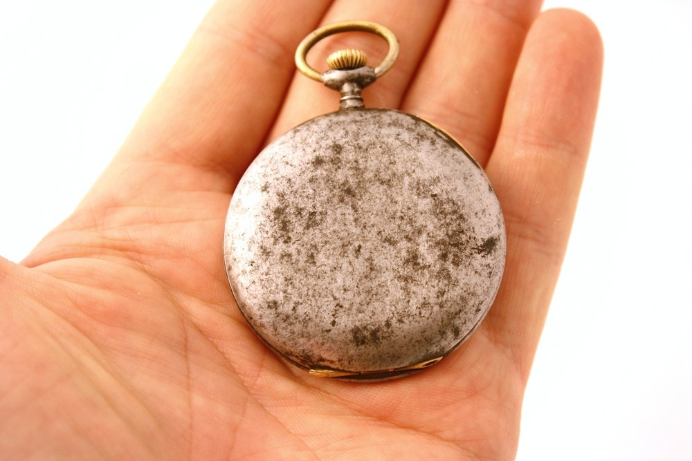 RARE Antique Pocket Watch Mawrika gold color pocket watch