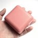 Vintage travel alarm clock Slava from Russia Soviet union era rose pink clock alarm