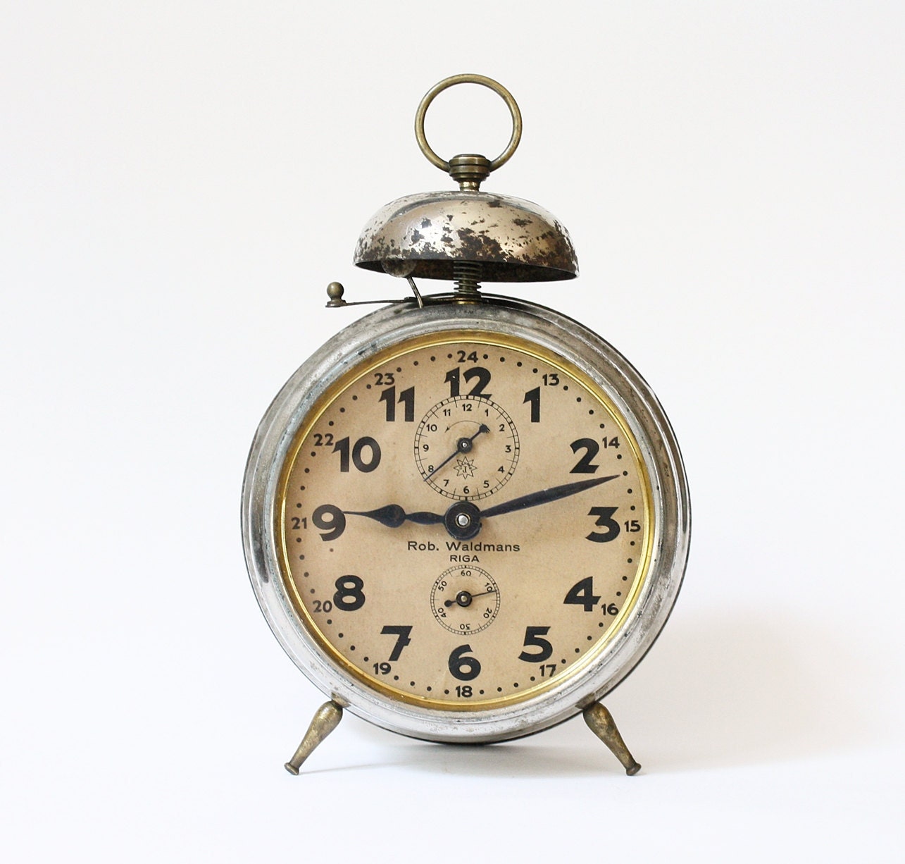 RARE Antique alarm clock Junghans Rob Waldmans