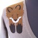 Wrapped Fox Sweater in Sand