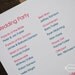 Wedding Ceremony Program (Ampersand) - Sample