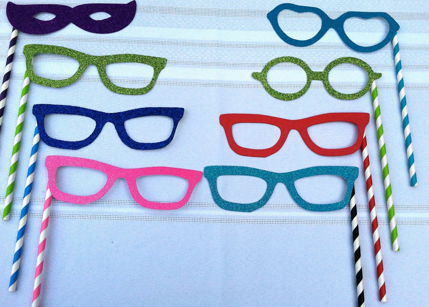 Wedding Photo Booth Props - 32 piece prop set - Birthdays, Weddings, Parties - Photobooth Props