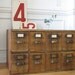 Reserved for Jesse - Early 1900s Hardware Store Wooden Cabinet