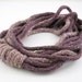 Scarf necklace loops infinity scarf neck wrap neck warmer tricot cords scarf knit necklace purple blend curationnation