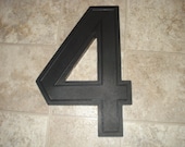 Vintage Large Movie Marquee Number Four