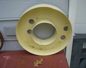 Vintage Metal Store Sign Letter O