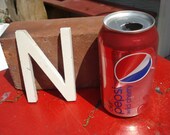 Vintage Cast Metal 4" Sign Letter N
