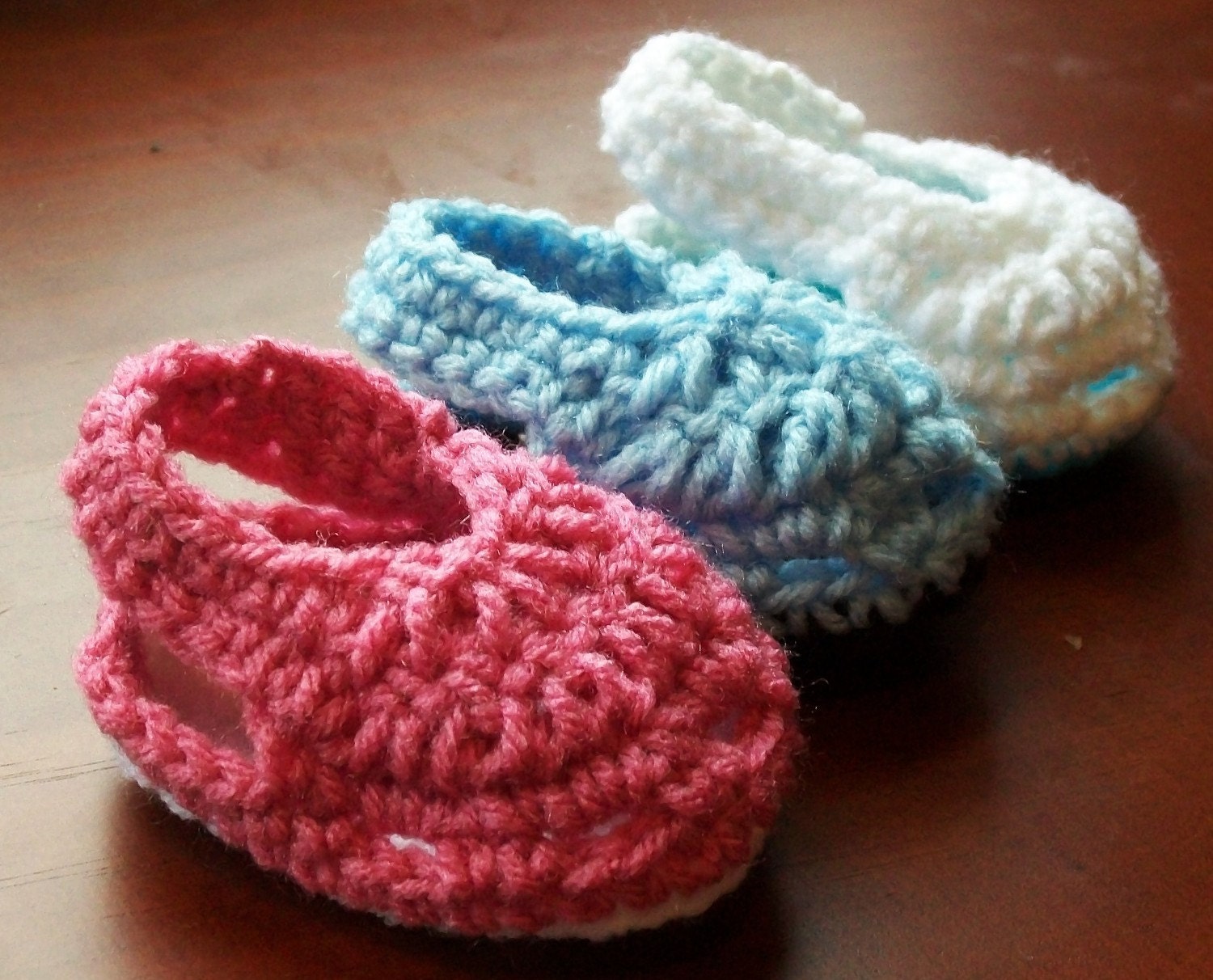 Crochet Patterns - Baby Booties - Moky Croky Sandals - Instant Download