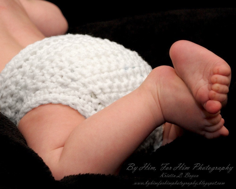 Crochet Pattern Diaper Cover Photography Prop Instant Download