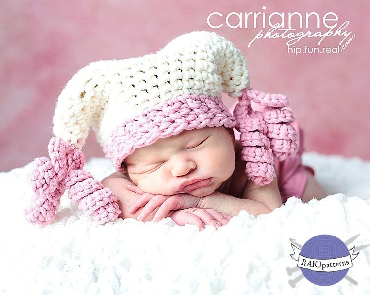 Crochet Baby Pattern Curls and Twirls Hat All sizes included